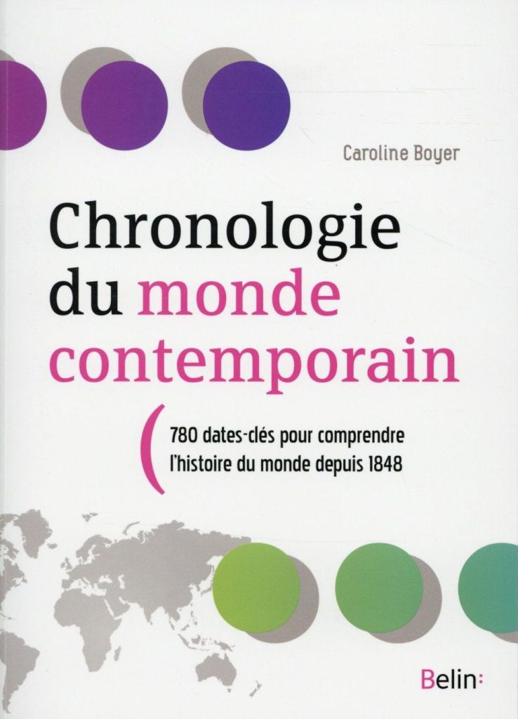 Corrections de tous les renvois de date. Belin Éditeur, 2016. Sous la direction de Gaëlle Mauduit (Gaëlle Mauduit Éditions)