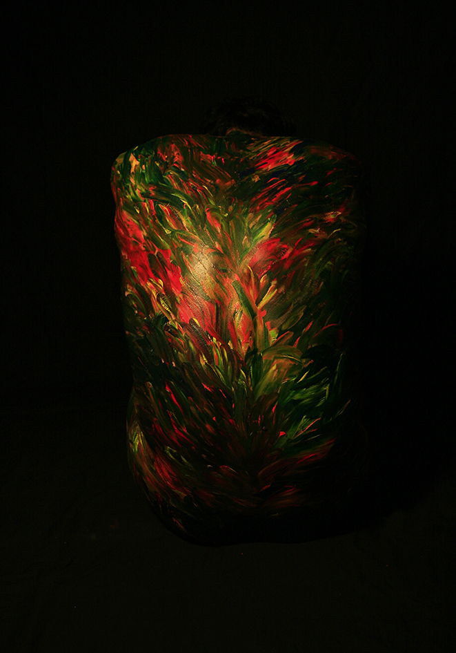 Peinture-peau (1), 2009.